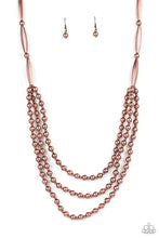 Load image into Gallery viewer, Paparazzi Necklace π Beaded Beacon - Copper