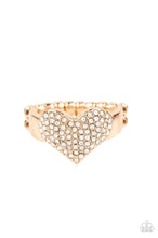 Load image into Gallery viewer, HEART OF BLING&quot; GOLD RING
