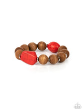 Load image into Gallery viewer, Abundantly Artisan - Red  Bracelet
