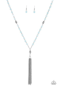 Paparazzi Necklace 💎 Tassel Takeover - Blue