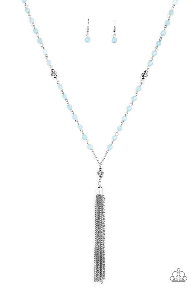 Paparazzi Necklace 💎 Tassel Takeover - Blue