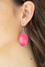 Load image into Gallery viewer, Paparazzi Earring ~ Serenely Sediment - Pink
