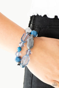 Blue Paparazzi - Bracelet