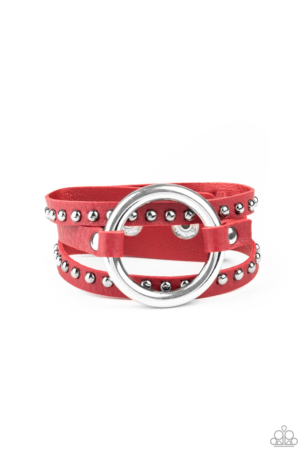 Studded Statement-Maker - Red