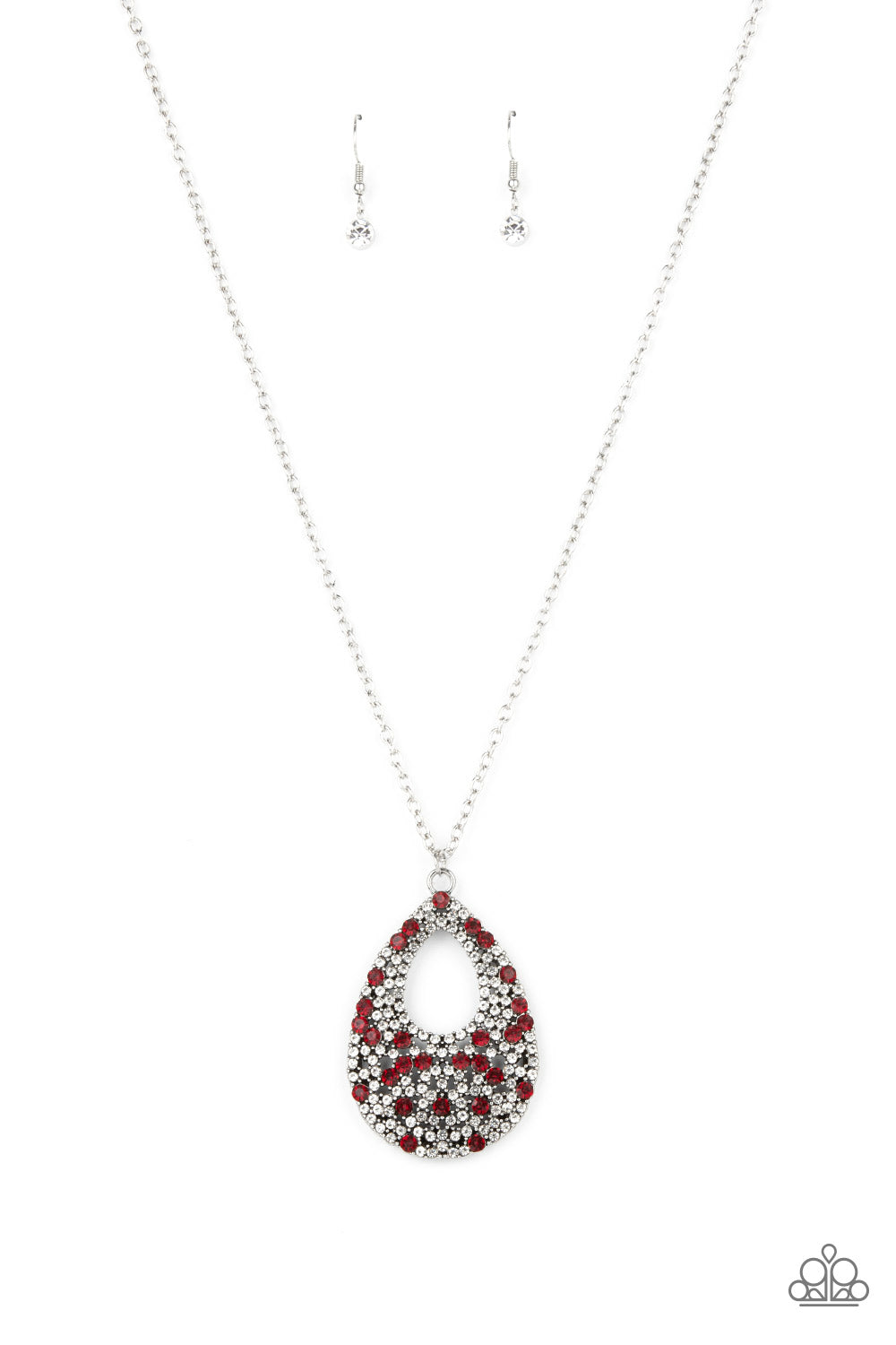 Paparazzi Necklace 💎 High Society Stargazing - Red