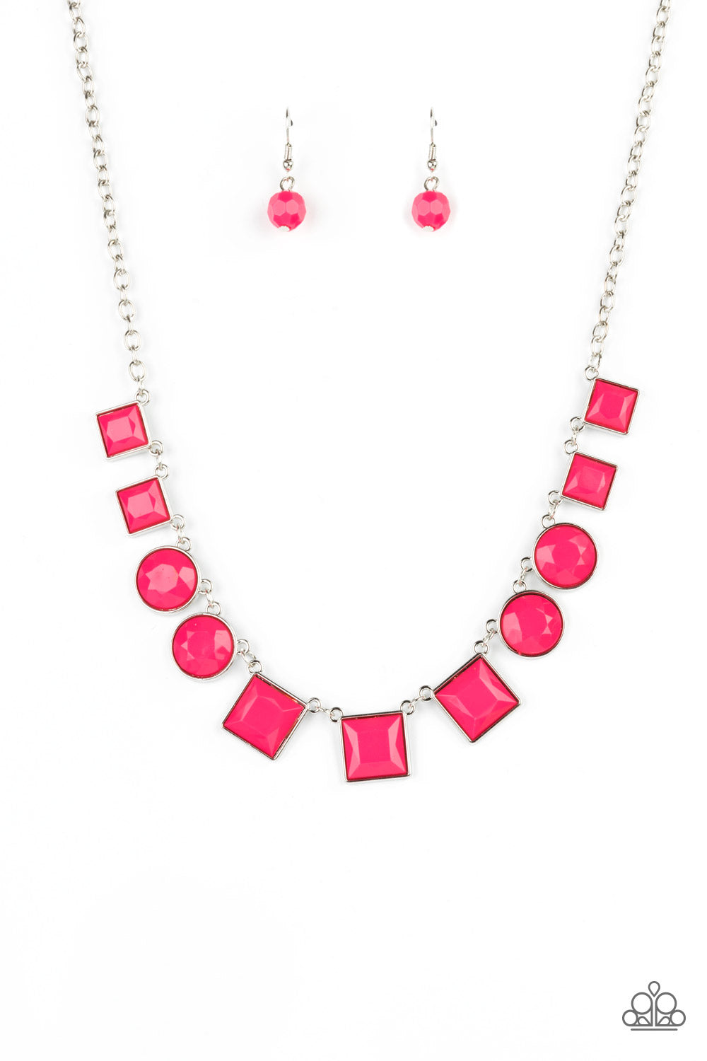 Paparazzi Necklace 💎 Tic Tac TREND - Pink