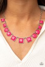 Load image into Gallery viewer, Paparazzi Necklace 💎 Tic Tac TREND - Pink
