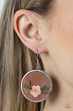 Load image into Gallery viewer, Paparazzi Prairie Patchwork- Pink Earrings
