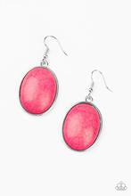 Load image into Gallery viewer, Paparazzi Earring ~ Serenely Sediment - Pink
