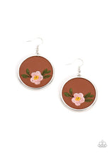 Load image into Gallery viewer, Paparazzi Prairie Patchwork- Pink Earrings
