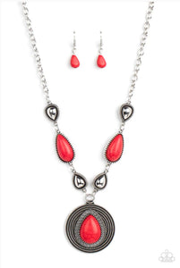 Saguaro Soul Trek - Red Necklace