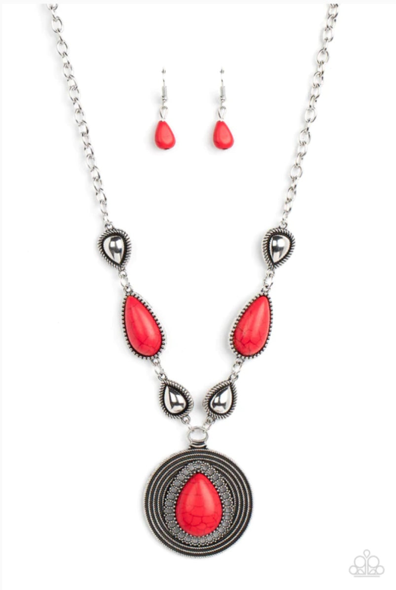 Saguaro Soul Trek - Red Necklace