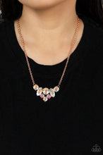 Load image into Gallery viewer, Lavishly Loaded - Copper IRIDESCENT Necklace
