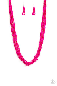 Paparazzi Necklace 💎 Congo Colada - Pink